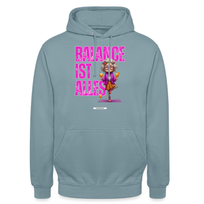 STILREVOLTE #YOGAUnisex Hoodie - Nebelblau