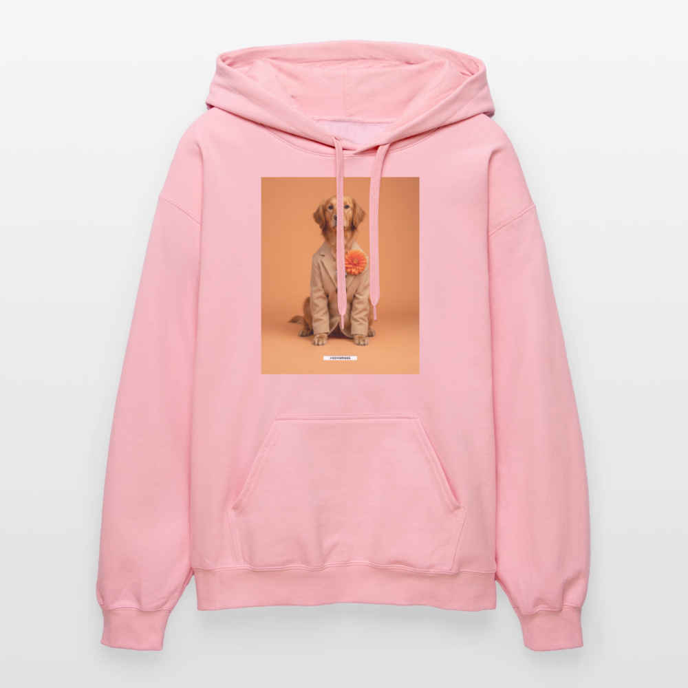 Hoodie „Styled Dogs – Golden Retriever" - Hellrosa