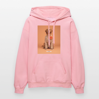 Hoodie „Styled Dogs – Golden Retriever" - Hellrosa