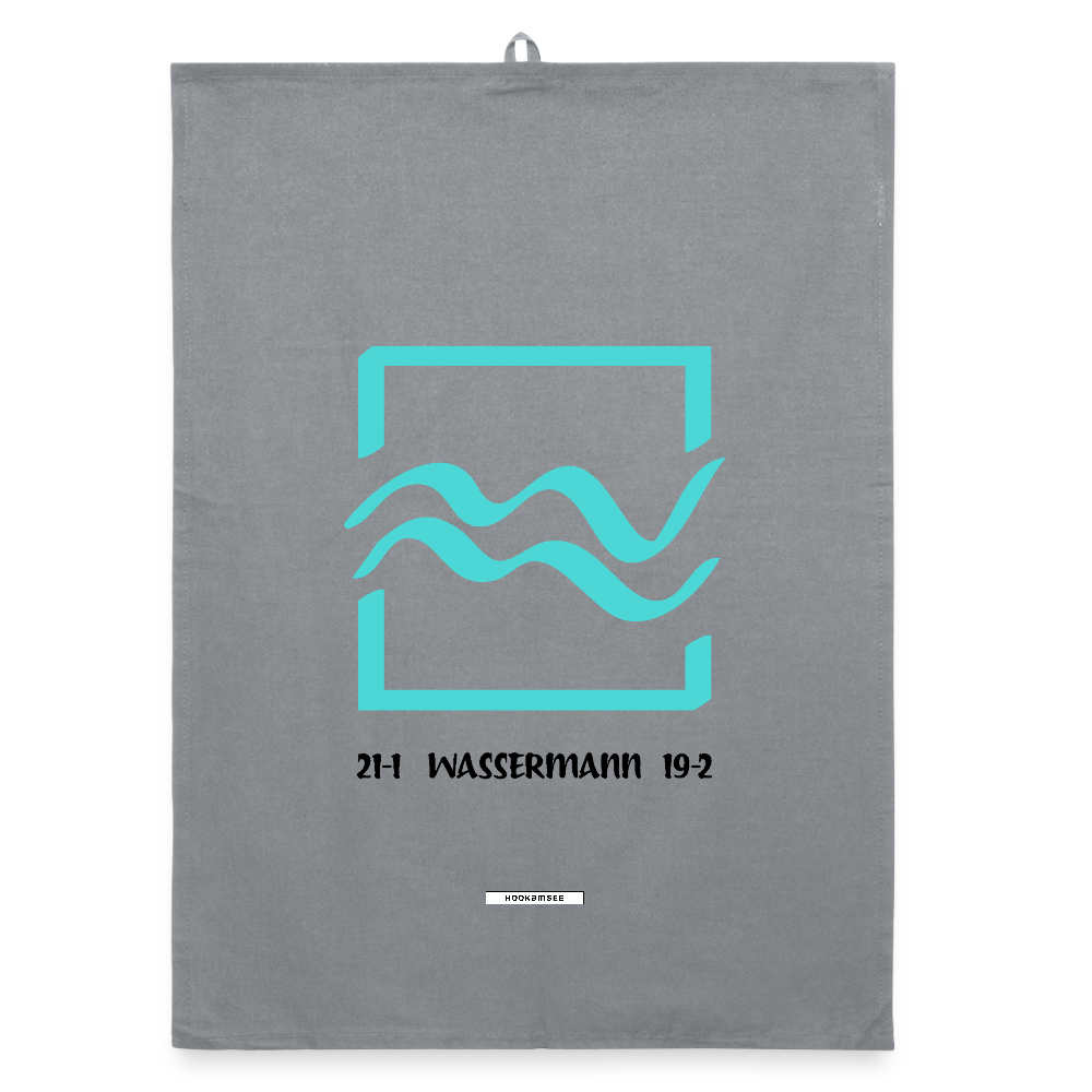 ASTRA WASSERMANN Organic Geschirrtuch / Stoffserviette - Grau