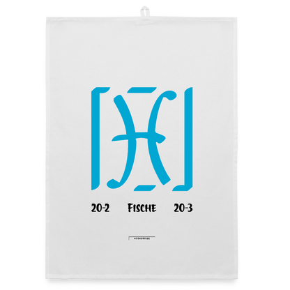 ASTRA FISCHE Organic Geschirrtuch / Stoffserviette - Weiß