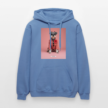 Hoodie „Styled Dogs – Schnauzer" - Carolina Blue