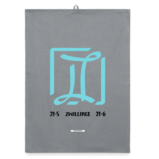 ASTRA ZWILLINGE Organic Geschirrtuch / Stoffserviette - Grau