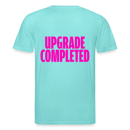 UPGRADE COMPLETED Unisex T-Shirt - Poolblau