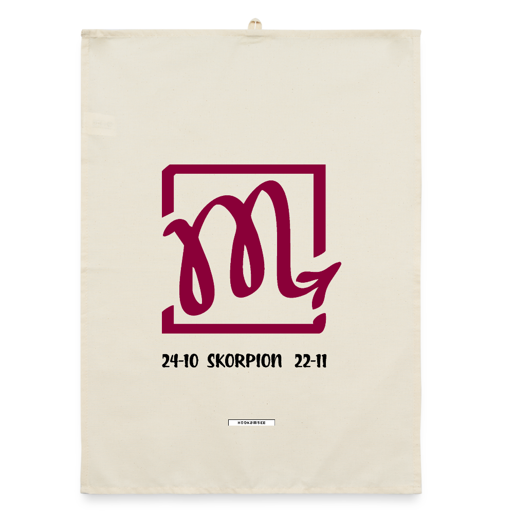 ASTRA SKORPION Organic Geschirrtuch / Stoffserviette - Natur