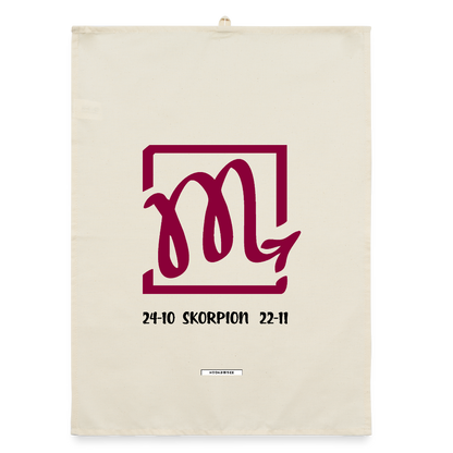 ASTRA SKORPION Organic Geschirrtuch / Stoffserviette - Natur