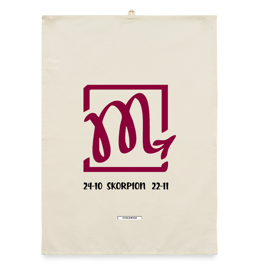 ASTRA SKORPION Organic Geschirrtuch / Stoffserviette - Natur