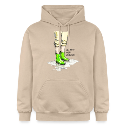 Hoodie Ich tanze auch im Regen. - Sand
