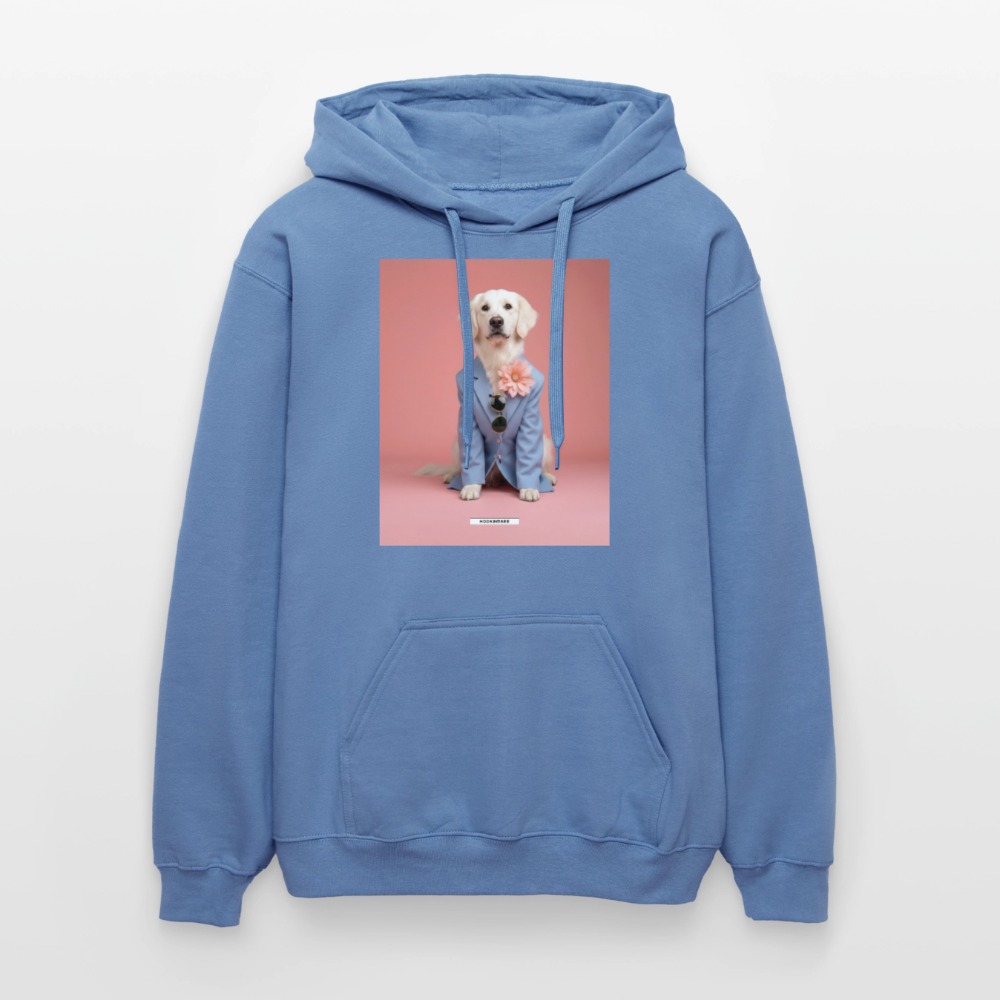 Hoodie „Styled Dogs – Creme Retriever" - Carolina Blue