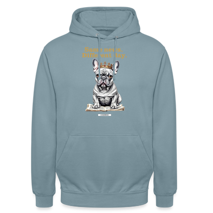DOG ROYAL #1 Unisex Hoodie - Nebelblau