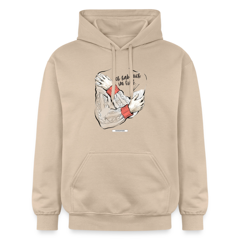 Hoodie Ich hab mich im Griff - Sand