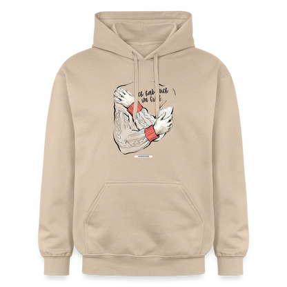 Hoodie Ich hab mich im Griff - Sand