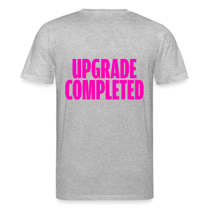 UPGRADE COMPLETED Unisex T-Shirt - Grau meliert