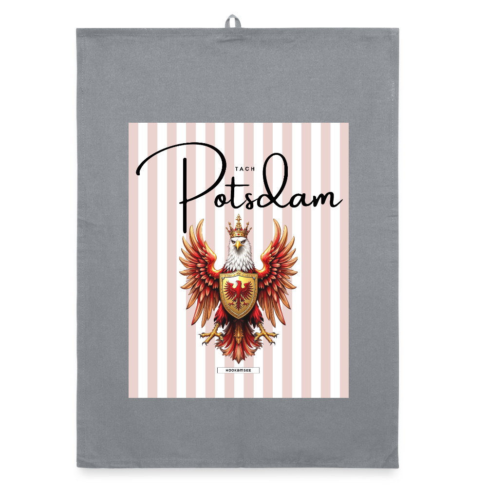 CITY POTSDAM Organic Geschirrtuch / Stoffserviette - Grau