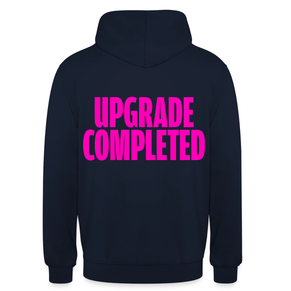 Unisex Hoodie „UPGRADE COMPLETED“ - Navy