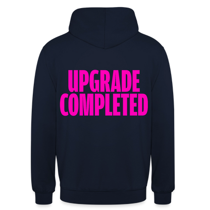 Unisex Hoodie „UPGRADE COMPLETED“ - Navy
