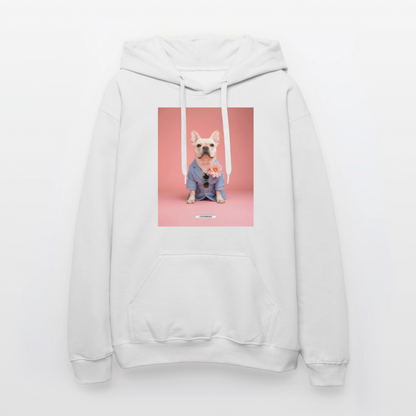 Hoodie „Styled Dogs – Frenchie" - Weiß