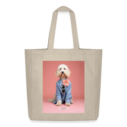 Große Shopping Bag „Styled Dogs – Goldendoodle“ #170 - Cremebeige