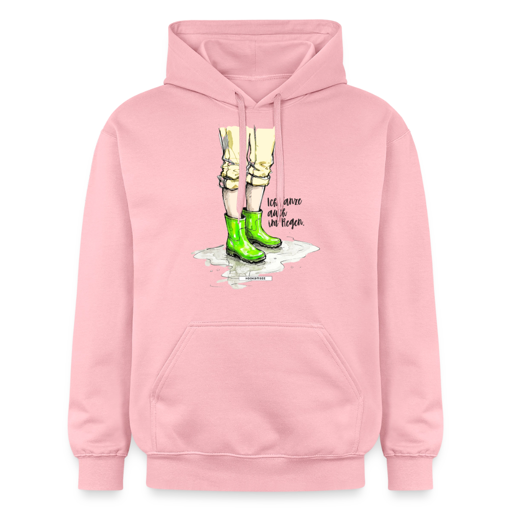 Hoodie Ich tanze auch im Regen. - Hellrosa