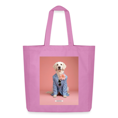 Große Shopping Bag Styled Dogs – Creme Retriever - Pink
