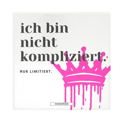 TRUE TALK #01 Keramik-Untersetzer 4er-Set