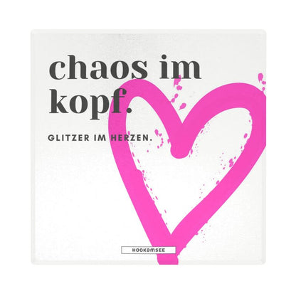 TRUE TALK #01 Keramik-Untersetzer 4er-Set