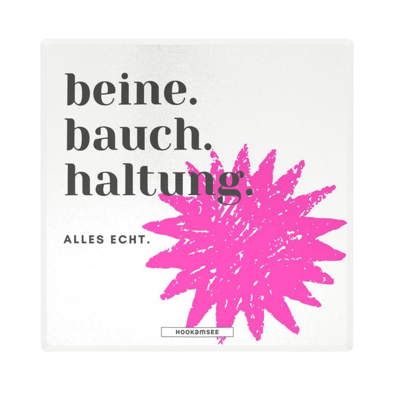 TRUE TALK #04 Keramik-Untersetzer 4er-Set