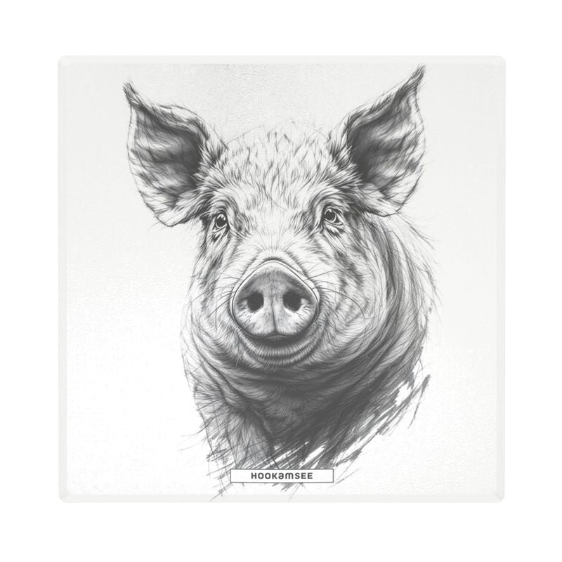 FAUNA #01 Keramik-Untersetzer 4er-Set