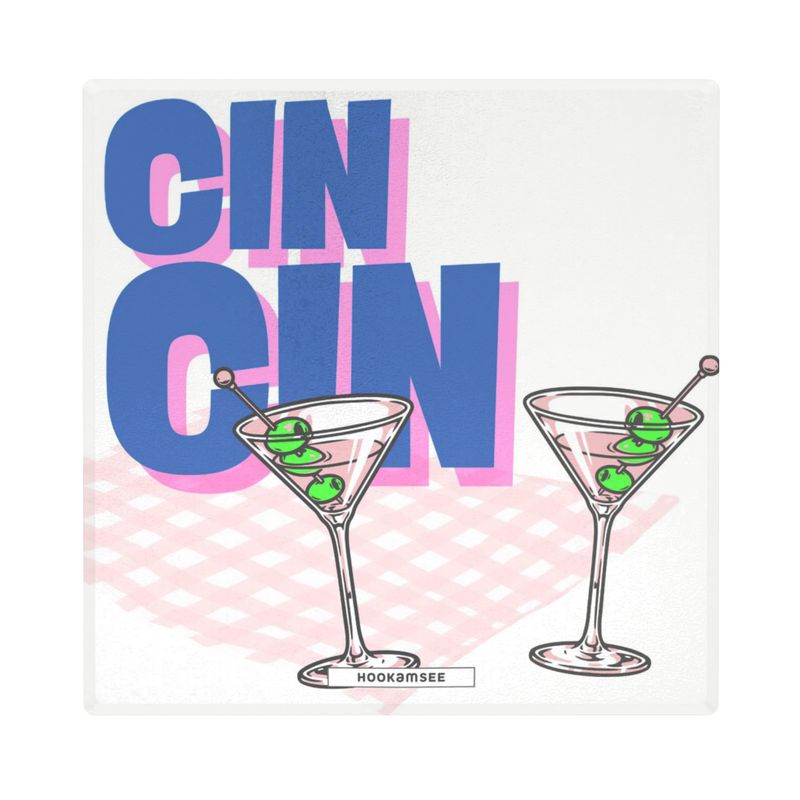 KITCHEN VIBES #1 Keramik-Untersetzer 4er-Set