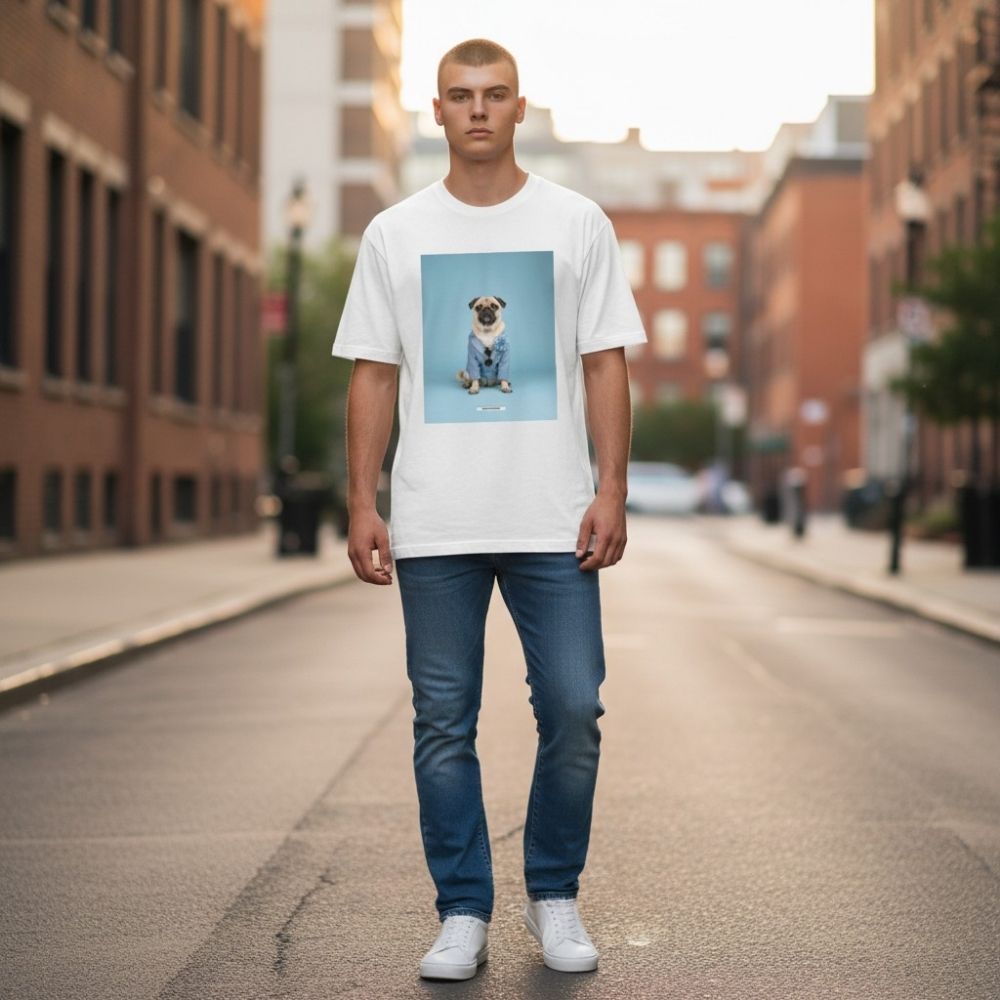 Shirt „Styled Dogs – Mops"