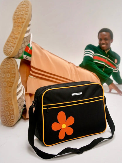 Große Schultertasche Flower Statement Tasche #148
