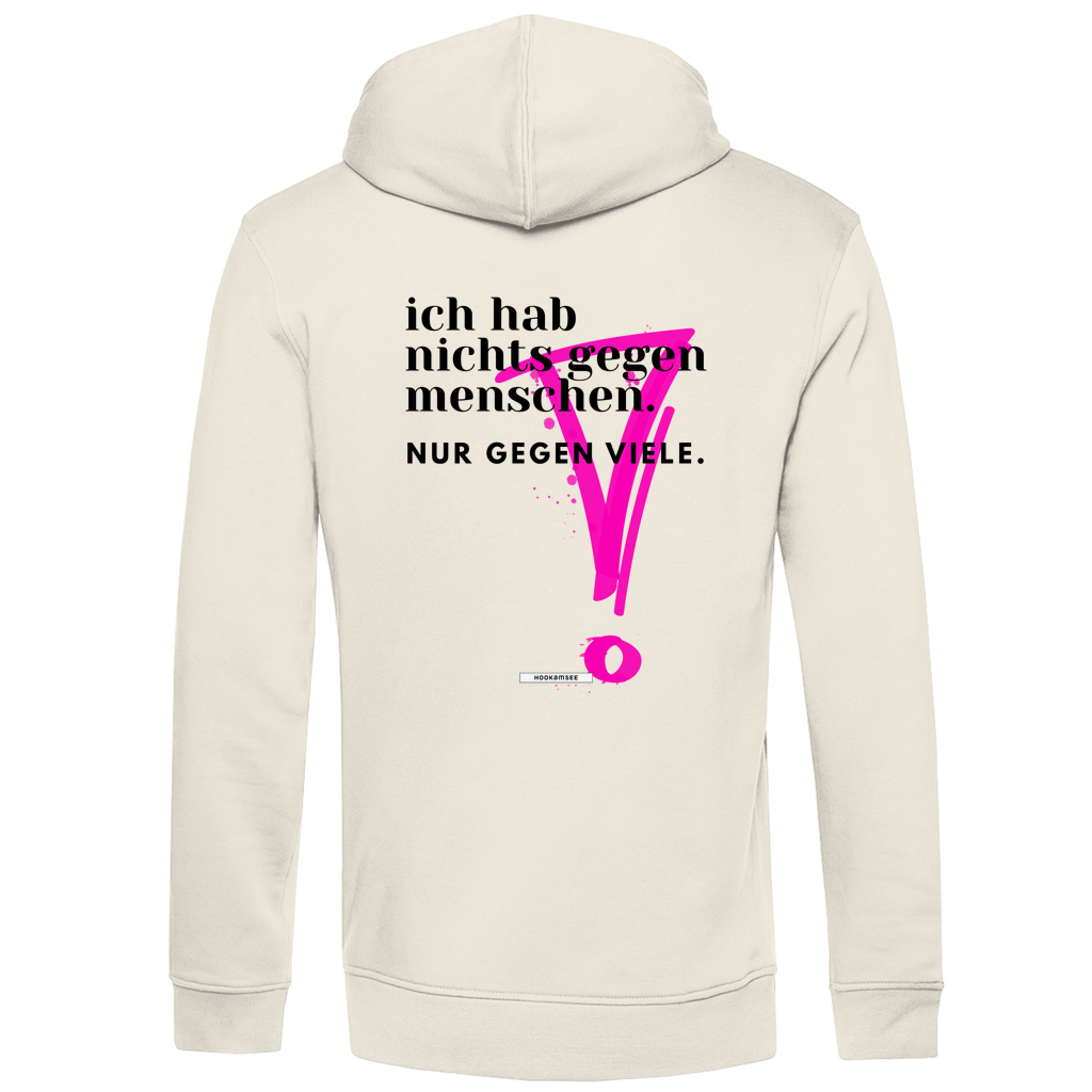 Hoodie "Ich hab nichts gegen Menschen"