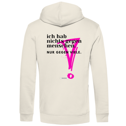 Hoodie "Ich hab nichts gegen Menschen"