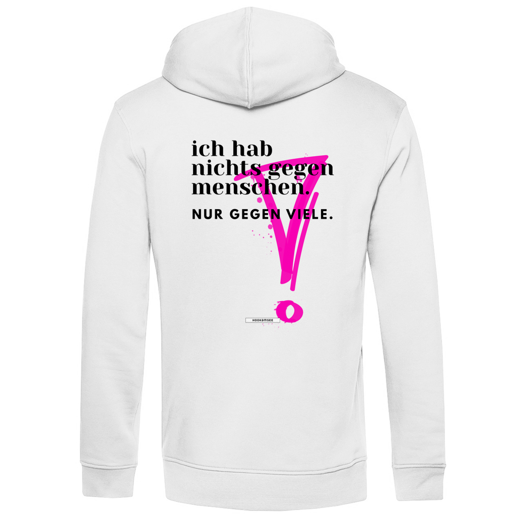 Hoodie "Ich hab nichts gegen Menschen"