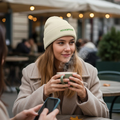 MEHR WEIN – WENIGER NEIN Organic Fisherman Beanie