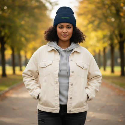 MEHR WEIN – WENIGER NEIN Organic Fisherman Beanie