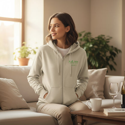 MEHR WEIN – WENIGER NEIN Unisex Kapuzenjacke