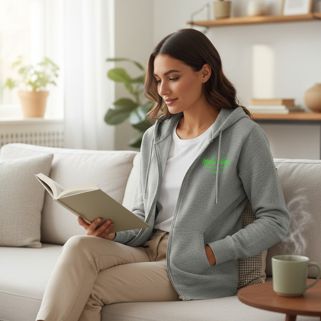 MEHR WEIN – WENIGER NEIN Unisex Kapuzenjacke