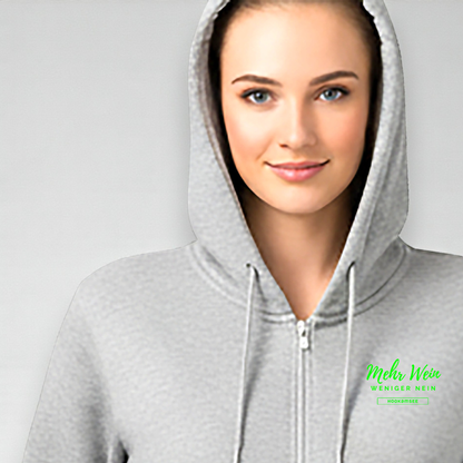 MEHR WEIN – WENIGER NEIN Unisex Kapuzenjacke