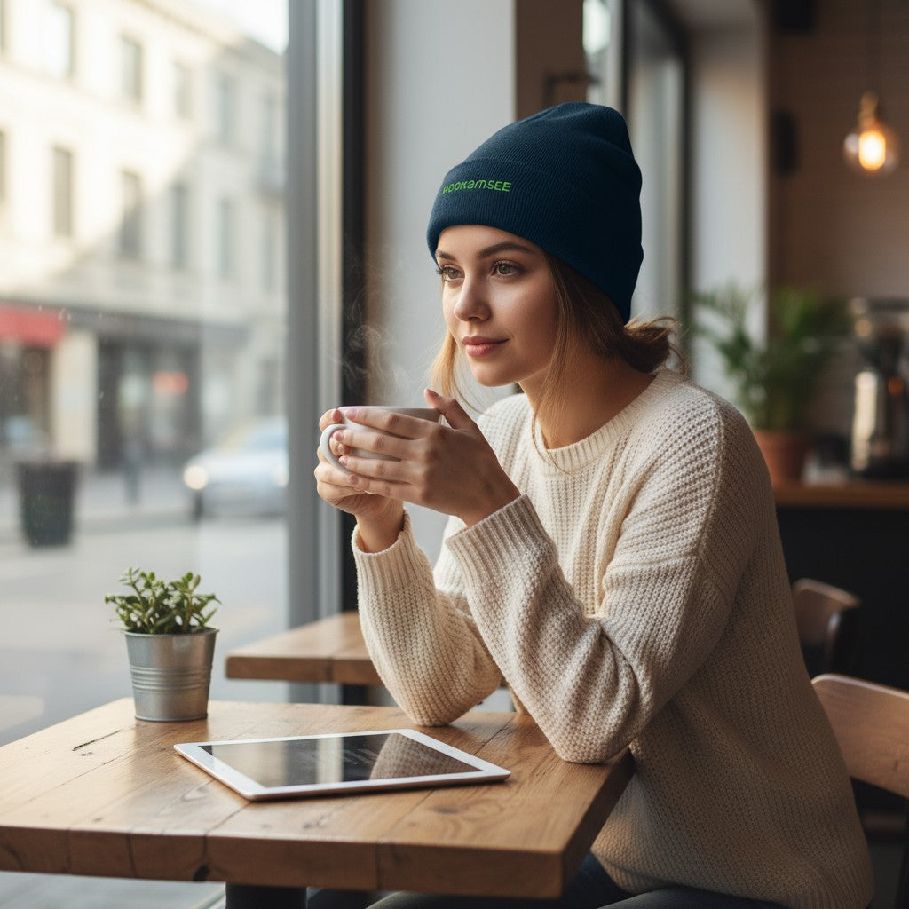 MEHR WEIN – WENIGER NEIN Organic Rib Beanie