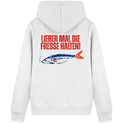 Hoodie "Lieber mal die Fresse halten"