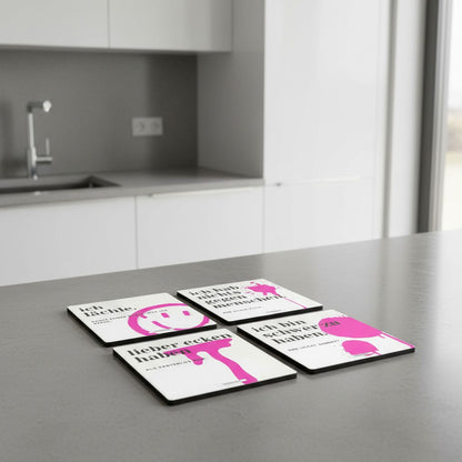 TRUE TALK #03 Keramik-Untersetzer 4er-Set