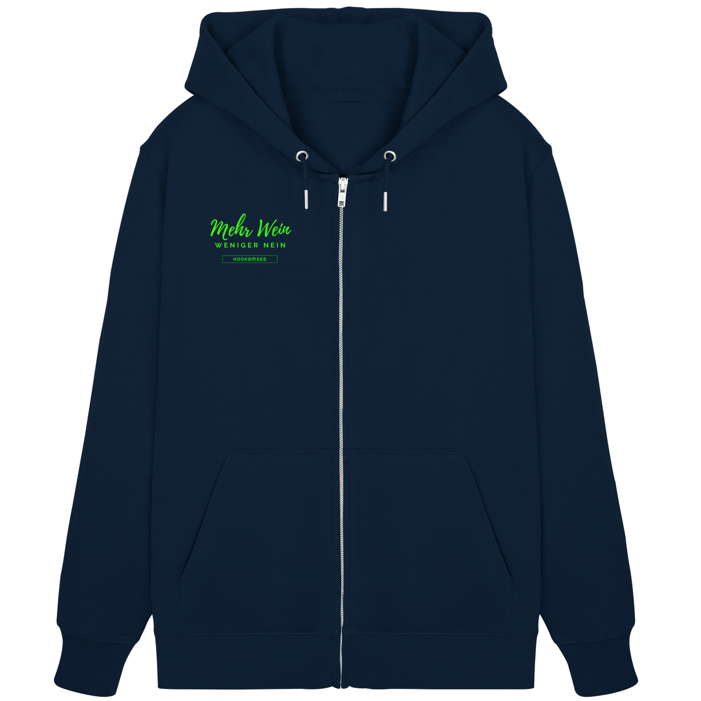 MEHR WEIN – WENIGER NEIN Unisex Kapuzenjacke