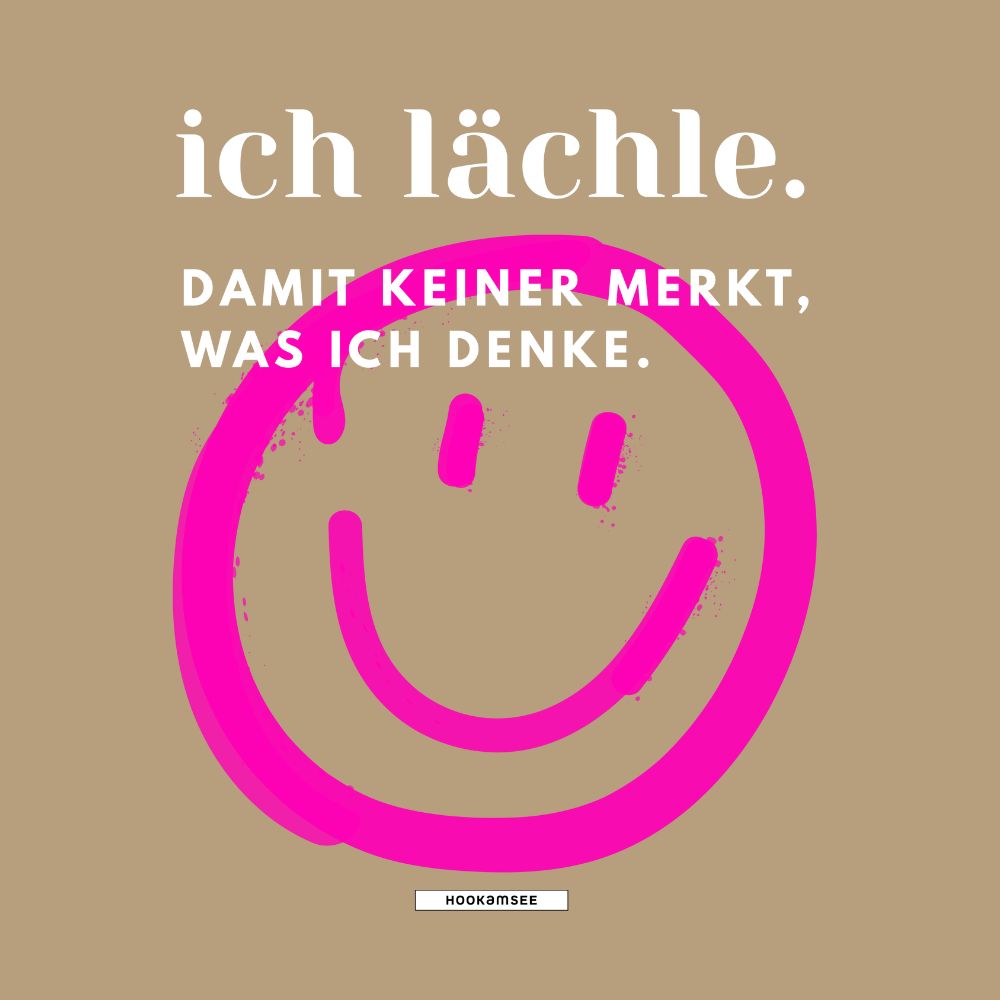 Große Shopping Bag True Talk „Ich lächle“ #158