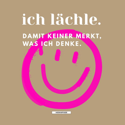 Große Shopping Bag True Talk „Ich lächle“ #158