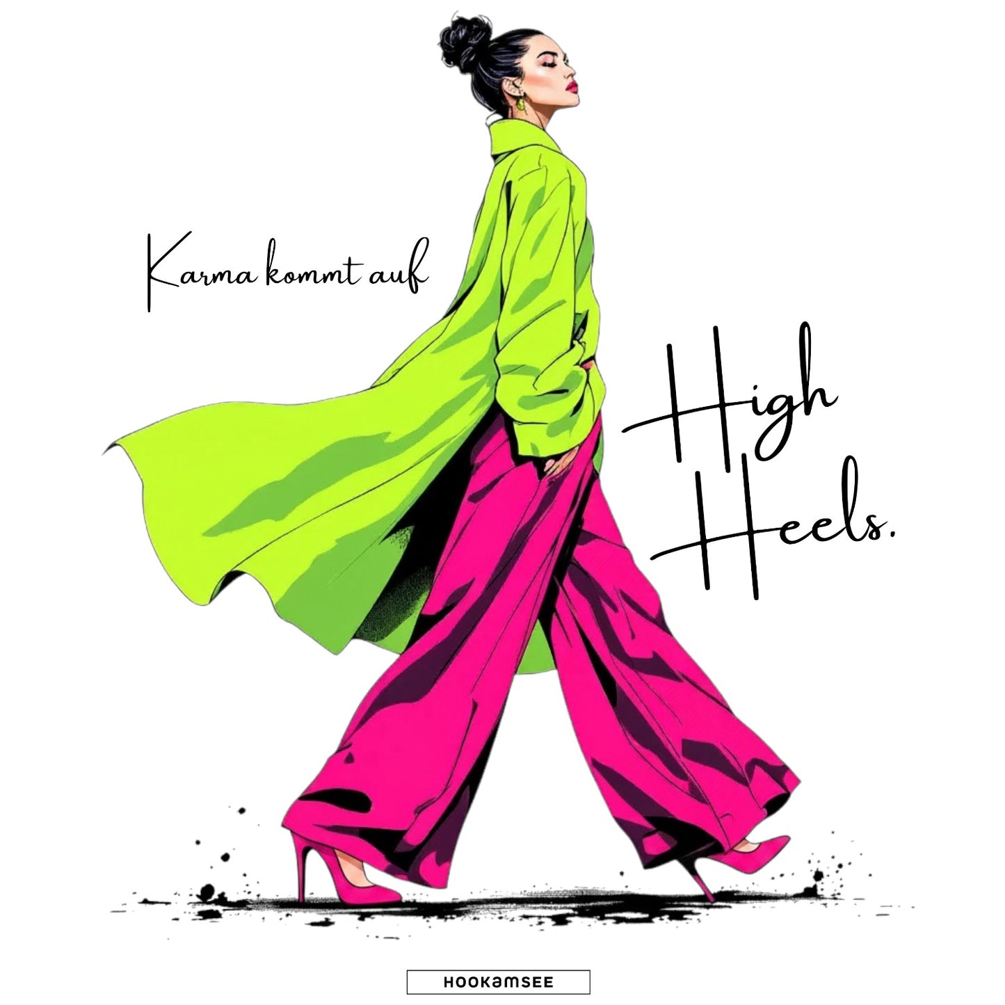 Hoodie Karma kommt auf High Heels