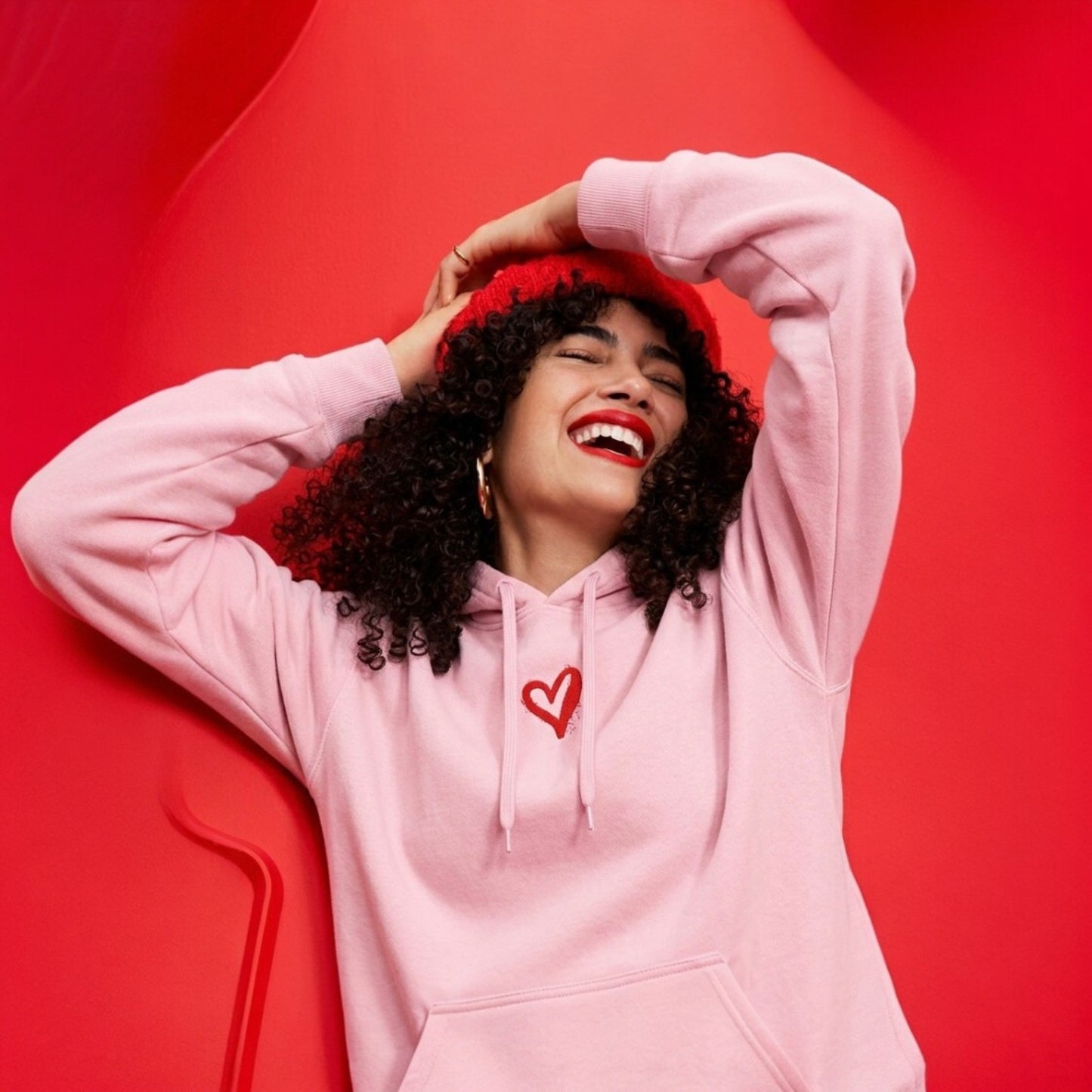 Hoodie "Love is not perfect"
