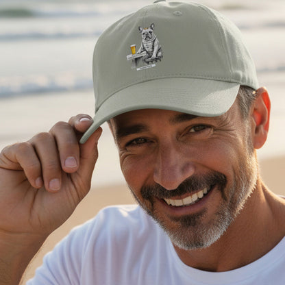 Unisex Cap Frenchie Same Pint von HOOKamSEE mit Frenchie Motiv und Bierglas
