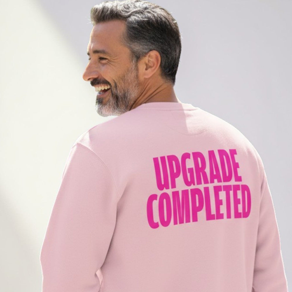 Unisex Sweatshirt „UPGRADE COMPLETED“ von HOOKamSEE
